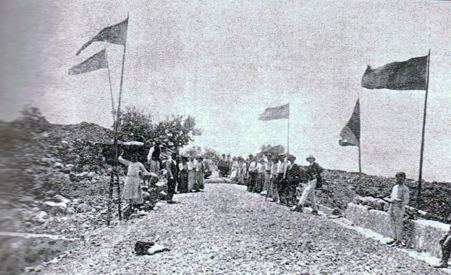 Llegada del primer correo a motor a Los Llanos de Aridane